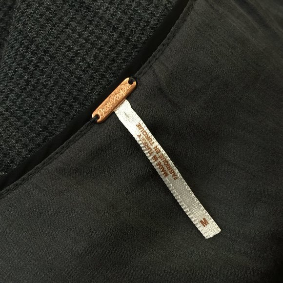 Free People M Gray Anas Mini dress Sleeveless boho - Picture 5 of 6